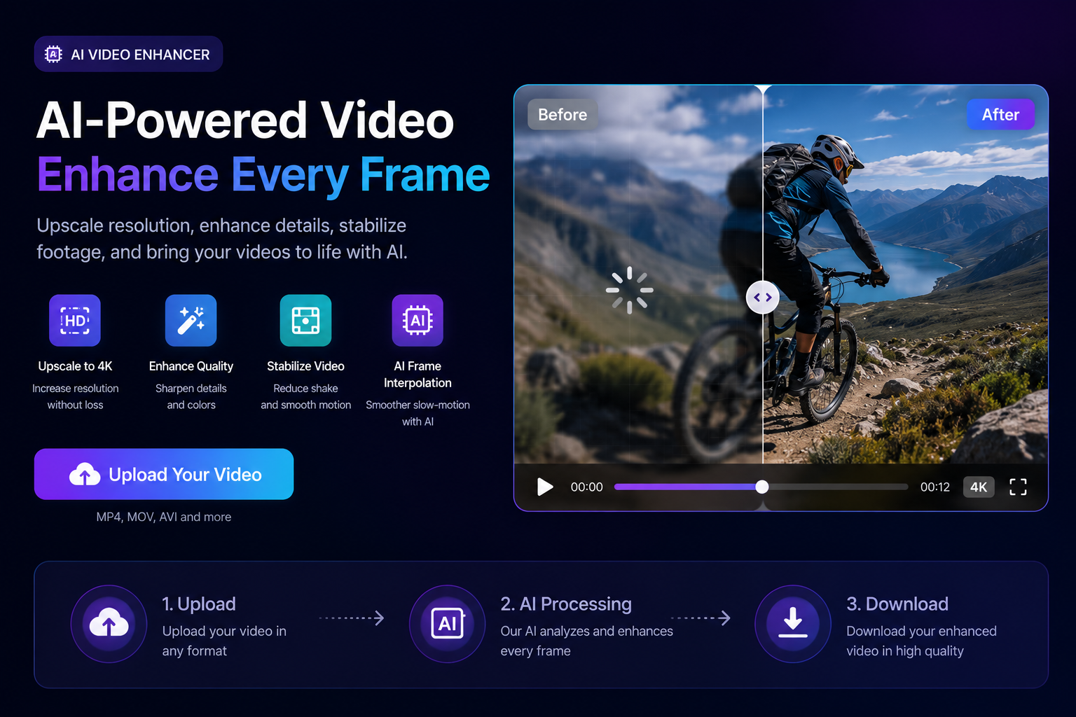 AI Video enhancer